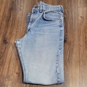 VTG Lee Light Blue Straight Jeans